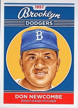 2011 Ronnie Joyner Commemorative 1957 Brooklyn Dodgers #11 Don Newcombe Front