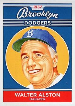 2011 Ronnie Joyner Commemorative 1957 Brooklyn Dodgers #17 Walter Alston Front