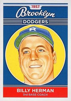 2011 Ronnie Joyner Commemorative 1957 Brooklyn Dodgers #18 Billy Herman Front