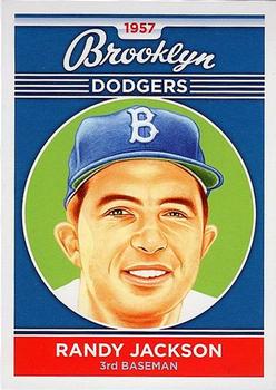 2011 Ronnie Joyner Commemorative 1957 Brooklyn Dodgers #26 Randy Jackson Front