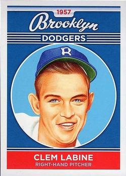 2011 Ronnie Joyner Commemorative 1957 Brooklyn Dodgers #29 Clem Labine Front