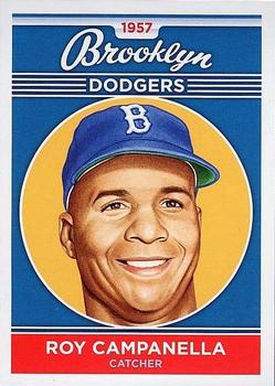 2011 Ronnie Joyner Commemorative 1957 Brooklyn Dodgers #31 Roy Campanella Front