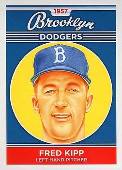 2011 Ronnie Joyner Commemorative 1957 Brooklyn Dodgers #34 Fred Kipp Front