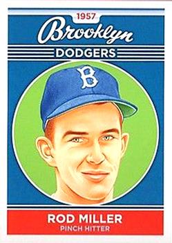 2011 Ronnie Joyner Commemorative 1957 Brooklyn Dodgers #39 Rod Miller Front