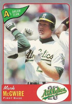 1992 Oakland Athletics Baseball Co. A's Dream Team #1 Mark McGwire Front