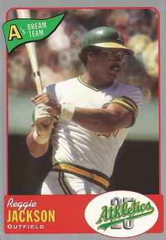 1992 Oakland Athletics Baseball Co. A's Dream Team #5 Reggie Jackson Front
