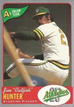 1992 Oakland Athletics Baseball Co. A's Dream Team #11 Catfish Hunter Front