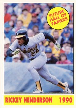 1990 The Shanks Collection (unlicensed) #14 Rickey Henderson Front