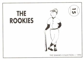 1990 The Shanks Collection (unlicensed) #15 Sandy Alomar, Jr. Back
