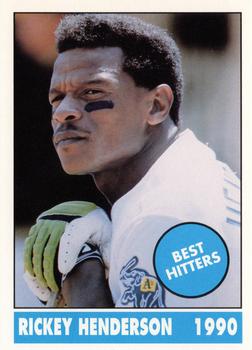 1990 The Shanks Collection (unlicensed) #27 Rickey Henderson Front