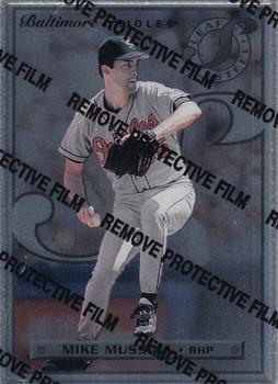 1996 Leaf Preferred - Steel Promos #49 Mike Mussina Front
