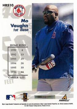 1997 Score Hobby Reserve #HR510 Mo Vaughn Back