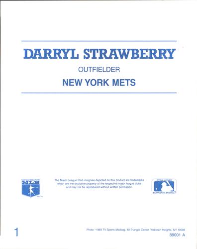 1989 TV Sports Mailbag #1 Darryl Strawberry Back