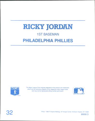 1989 TV Sports Mailbag #32 Ricky Jordan Back