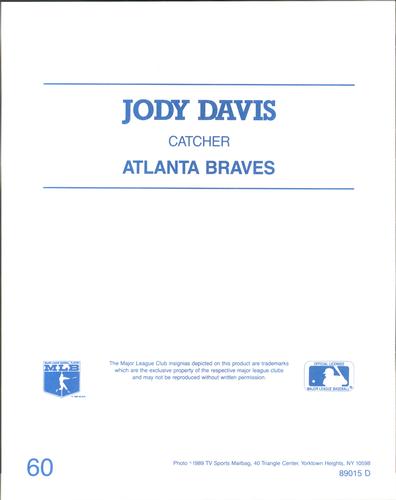 1989 TV Sports Mailbag #60 Jody Davis Back
