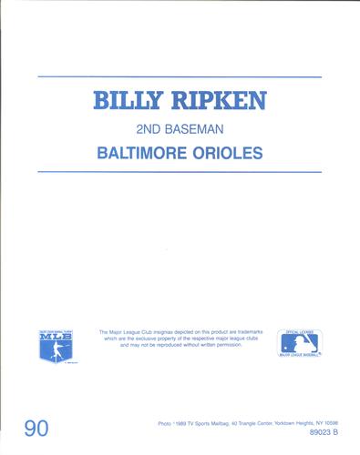 1989 TV Sports Mailbag #90 Billy Ripken Back