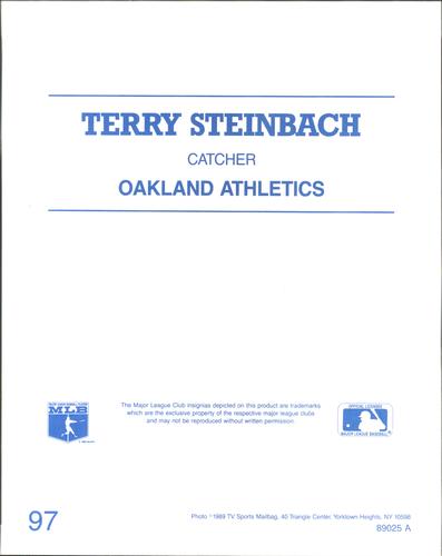 1989 TV Sports Mailbag #97 Terry Steinbach Back