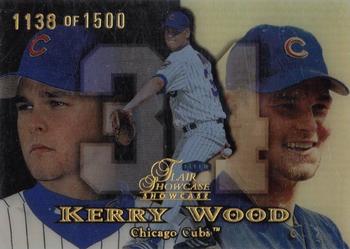 1999 Flair Showcase - Flair Showcase Row 1 (Showcase) #20 Kerry Wood Front