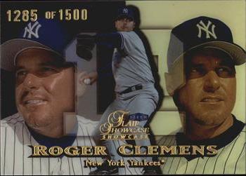 1999 Flair Showcase - Flair Showcase Row 1 (Showcase) #21 Roger Clemens Front