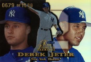 1999 Flair Showcase - Flair Showcase Row 1 (Showcase) #22 Derek Jeter Front
