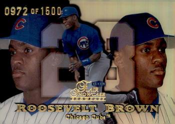 1999 Flair Showcase - Flair Showcase Row 1 (Showcase) #26 Roosevelt Brown Front