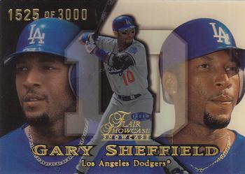 1999 Flair Showcase - Flair Showcase Row 1 (Showcase) #69 Gary Sheffield Front