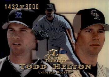 1999 Flair Showcase - Flair Showcase Row 1 (Showcase) #81 Todd Helton Front