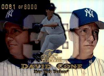 1999 Flair Showcase - Flair Showcase Row 1 (Showcase) #99 David Cone Front