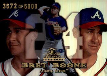 1999 Flair Showcase - Flair Showcase Row 1 (Showcase) #107 Bret Boone Front