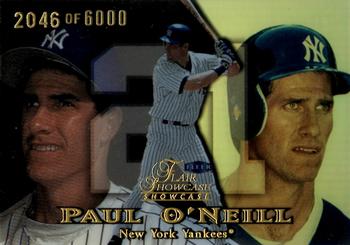 1999 Flair Showcase - Flair Showcase Row 1 (Showcase) #130 Paul O'Neill Front