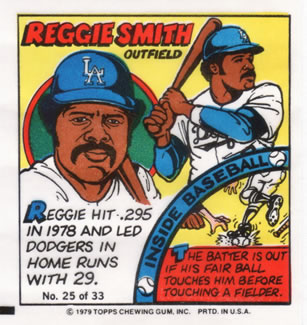1979 Topps Comics #25 Reggie Smith Front