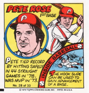 1979 Topps Comics #28 Pete Rose Front