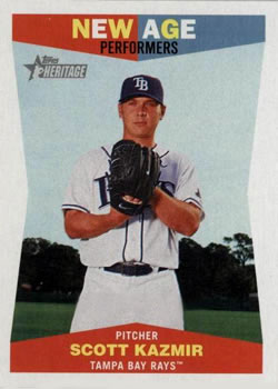 2009 Topps Heritage - New Age Performers #NAP14 Scott Kazmir Front