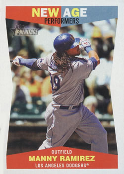 2009 Topps Heritage - New Age Performers #NAP2 Manny Ramirez Front