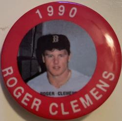 1990 MLBPA Baseball Buttons #NNO Roger Clemens Front