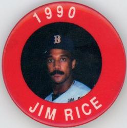 1990 MLBPA Baseball Buttons #NNO Jim Rice Front