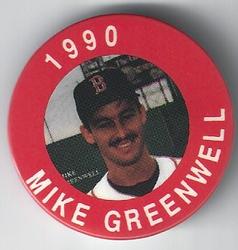 1990 MLBPA Baseball Buttons #NNO Mike Greenwell Front