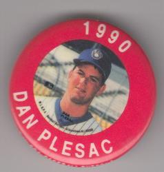 1990 MLBPA Baseball Buttons #NNO Dan Plesac Front