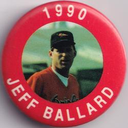 1990 MLBPA Baseball Buttons #NNO Jeff Ballard Front