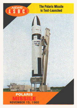 2009 Topps Heritage - News Flashbacks #NF10 Polaris Missile Front