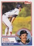 1990 Topps Doubleheaders #NNO Wade Boggs Back