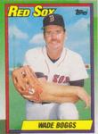 1990 Topps Doubleheaders #NNO Wade Boggs Front