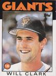1990 Topps Doubleheaders #NNO Will Clark Back