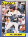 1990 Topps Doubleheaders #NNO Mike Scioscia Front