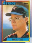 1990 Topps Doubleheaders #NNO Mike Scott Front