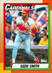 1990 Topps Doubleheaders #NNO Ozzie Smith Front