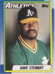 1990 Topps Doubleheaders #NNO Dave Stewart Front