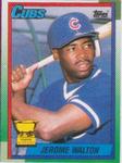 1990 Topps Doubleheaders #NNO Jerome Walton Front