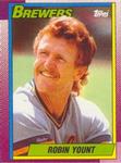 1990 Topps Doubleheaders #NNO Robin Yount Front