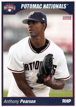 2005 Choice Potomac Nationals #21 Anthony Pearson Front